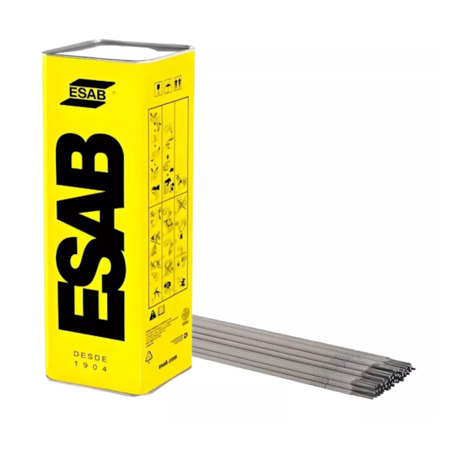 Eletrodo de Aço E7018 2.50x350mm Lata com 17Kg ESAB 18 ESAB-19232429-8cf6-4bce-b694-b678c4ccc32e