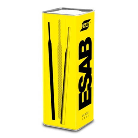 Eletrodo para Soldas ASME/AWS E7018 3.25 x 350mm Lata de 18kg ESAB 18 ESAB-6fa967a9-82b1-4e09-a03b-da0590444cc9