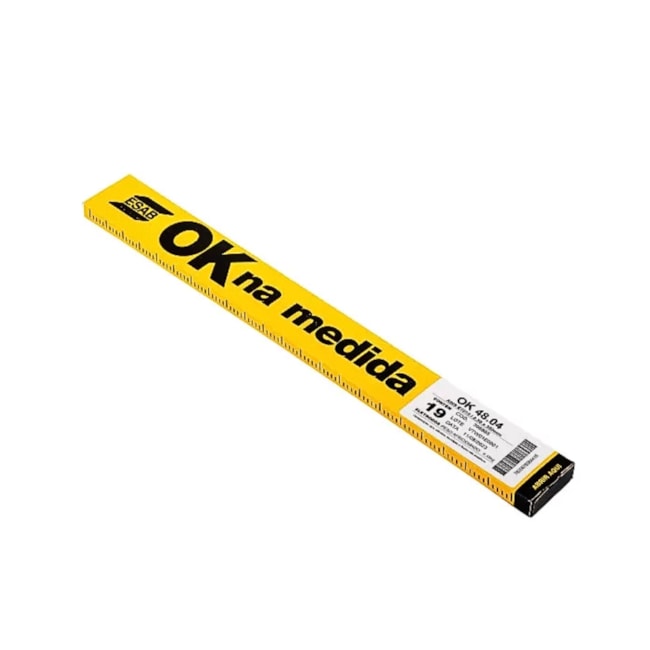 Eletrodo Revestido 2,5mm E7018 com 19 Unidades 309885 OK 48.04 ESAB-c0b8802a-520d-40ff-aac0-db9edc59764d