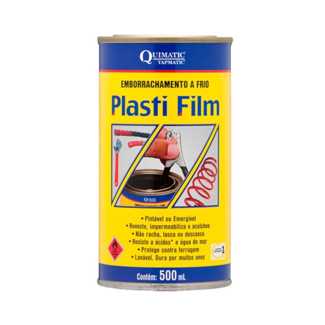 Emborrachamento a Frio PLASTI FILM Preto 500 mL CK1 TAPMATIC-a5f4a484-aadc-4a61-b3c7-9f46eb5b321e