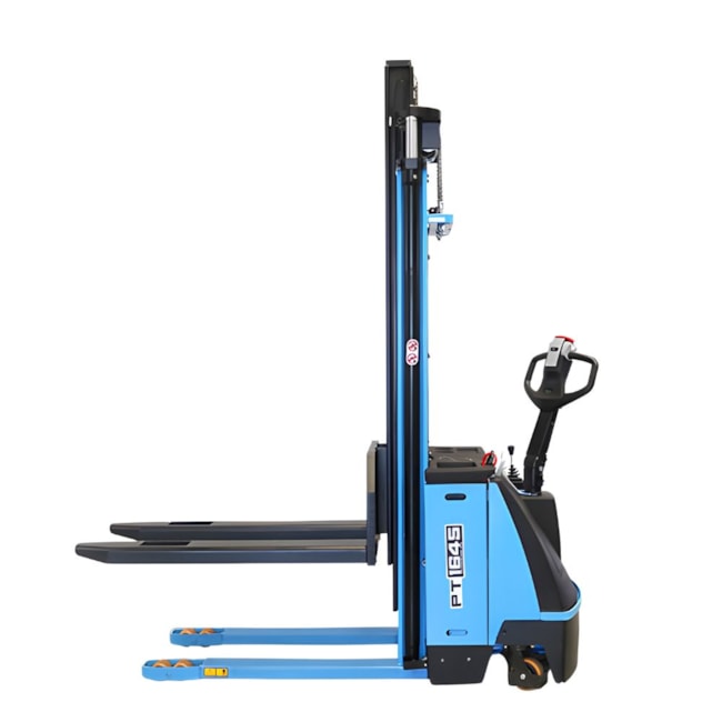 Empilhadeira Elétrica Tracionária 1600kg / 4500mm Bateria 324+60A Monofásico PT 16/45 PLATAF OPERADOR PALETRANS-68da3705-91b7-4a1f-89f2-a13b72f75932