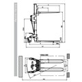 Empilhadeira Hidráulica Manual com Pedal 1000kg PM 1016 PALETRANS