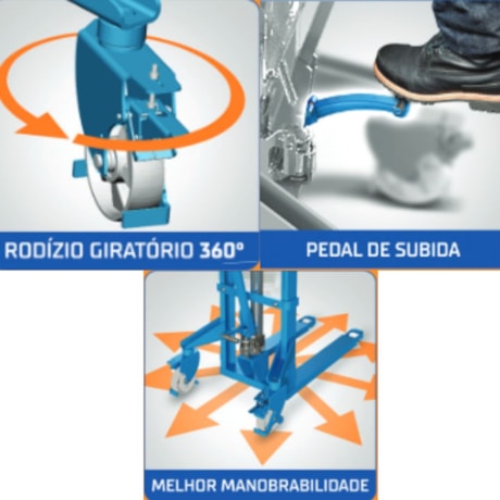 Empilhadeira Hidráulica Manual PM 1516 N com Pedal 1500Kg 1600mm PALETRANS-e850598f-74a5-4a74-b32d-a854aa593cfc