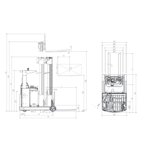 Empilhadeira Retrátil 2000kg 11600mm com Bateria 608+80A PR 2011I PALETRANS-bdafdcda-de4d-4298-bd13-7c365ef8740c