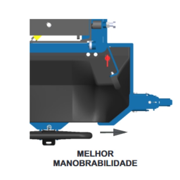 Empilhadeira Semi Elétrica 1000kg com Bateria e Carregador PE 1016C PALETRANS-58a33296-55a6-4a4e-adc2-07d77cf61c11