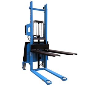 Empilhadeira Semi Elétrica PE 1016 C 1000kg 1600mm com Bateria e Carregador PALETRANS
