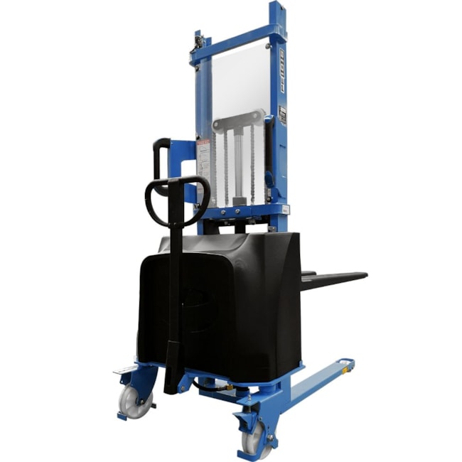 Empilhadeira Semi Elétrica PE 1016 C 1000kg 1600mm com Bateria e Carregador PALETRANS-2499082e-a303-469a-b467-e5001ada0328