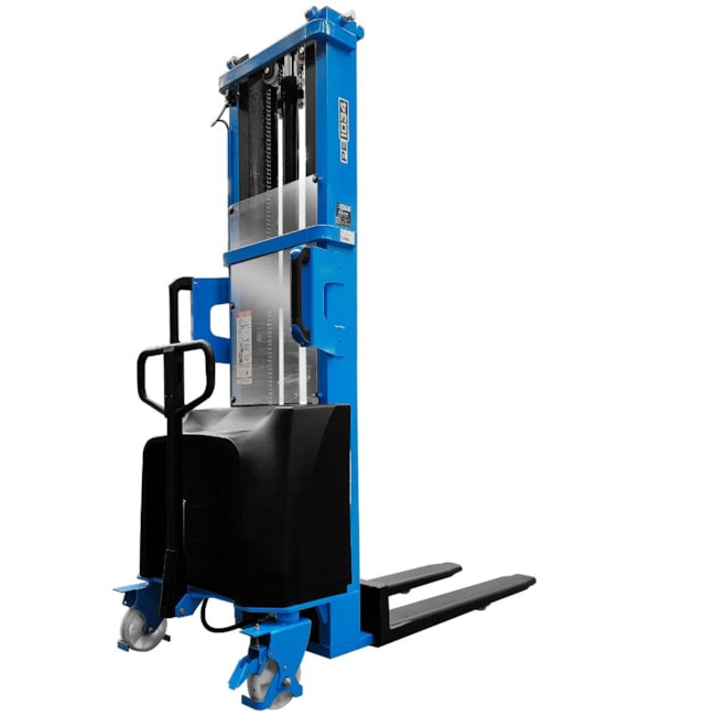Empilhadeira Semi Elétrica PE 1034 C 1000kg 3400mm com Bateria e Carregador PALETRANS-b17f6602-ad42-4de4-a593-f251536cf210
