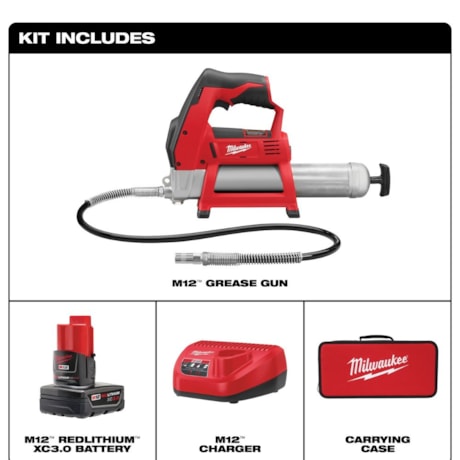 Engraxadeira 450gr 12V com Bateria 3.0Ah Carregador Bivolt e Bolsa 2446-159N MILWAUKEE-65950545-8348-4553-8ab7-0cdae2957cc2