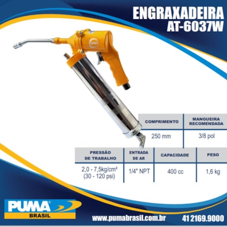 Engraxadeira Pneumática 4.72L AT6037W PUMA-a5b29437-590d-4b18-95fc-d143990d8374