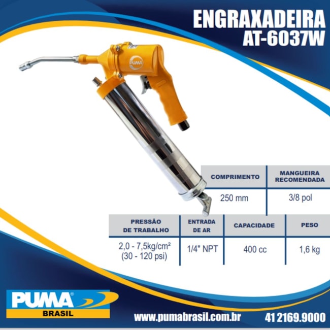 Engraxadeira Pneumática 4.72L AT6037W PUMA-7c145f0c-07c6-4014-84d3-a1bbe9390a16