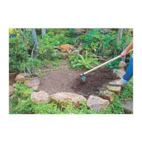 Enxada 2.0LB com Cabo de Madeira 130cm 77206704 TRAMONTINA