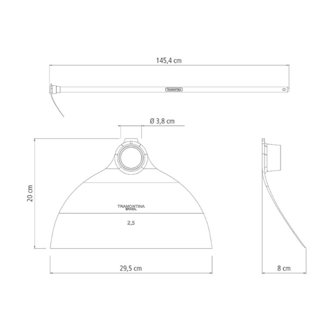 Enxada Canavieira Goivada 2.5LB com Cabo de Madeira 145cm 77215754 TRAMONTINA-05198628-8391-4ccd-9a3f-c6d5b8affe0b
