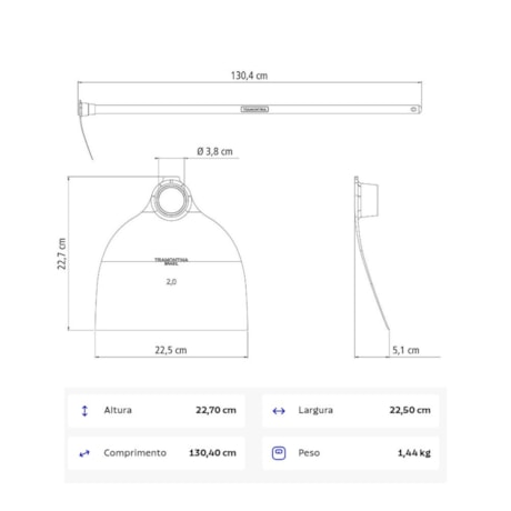 Enxada Estreita 2,0LB com Cabo Madeira 130cm 77218704 TRAMONTINA-26a13184-c423-4d02-88fa-6acf5b5cbef2