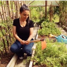 Enxadinha para Jardim com Cabo 60cm 77806201 TRAMONTINA