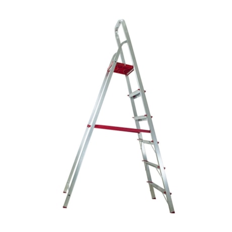 Escada de Alumínio 6 Degraus 1.90 Metros ESC0065 BOTAFOGO