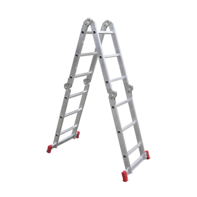 Escada de Alumínio Articulada 12 Degraus 3x4 3,23 Metros ESC0292 BOTAFOGO-59fff2f4-7693-4b11-9f66-740659a61903