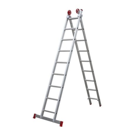 Escada de Alumínio Extensiva com 18 Degraus 2,68 metros ESC0618 BOTAFOGO -9d7516cf-f972-4b67-8bf2-49850428da58