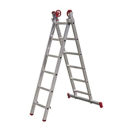 Escada de Alumínio Extensiva Tesoura 12 Degraus 1.84m ESC0615 BOTAFOGO-9b914a72-7514-4574-b5d9-baaadd37caea