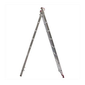 Escada de Alumínio Extensiva Tesoura 16 Degraus 2.41m ESC0617 BOTAFOGO