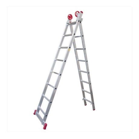 Escada de Alumínio Extensiva Tesoura 16 Degraus 2.41m ESC0617 BOTAFOGO-7ee0eb72-8fd1-4467-ae09-fccd1a2e7217