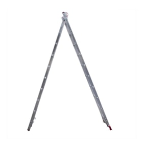 Escada de Alumínio Extensiva Tesoura 20 Degraus 2.96m ESC0619 BOTAFOGO