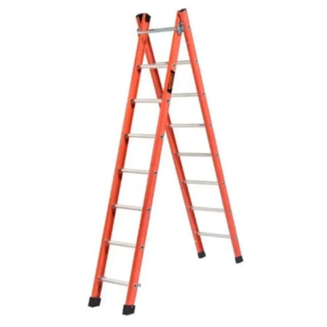 Escada de Fibra de 7 Degraus Extensível e Tesoura 2.2 x 3.74 Metros ETAF-7X11 SÍNTESE-e751841c-2145-4eac-9c79-1cb5312597ac