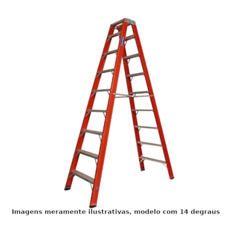 Escada de Fibra de Vidro Tesoura 14 Degraus 4.35m TF-14 COGUMELO
-1e0b06a5-bcc2-4e95-8a9c-77d43527ef7f