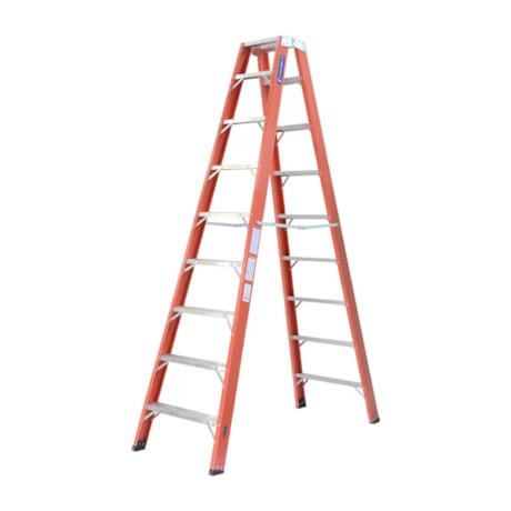 Escada de Fibra de Vidro Tesoura 8 Degraus 2.55m TF-8 COGUMELO-dbbca7bd-b308-47ad-8d5d-a31252280379