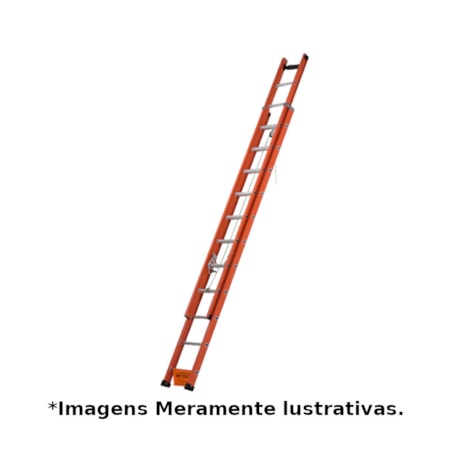 Escada Fibra de Vidro Extensível 19 Degraus 6 Metros EAFD-19 SINTESE-0c346a08-8e84-486b-b608-c02c98eade1c