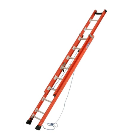 Escada Fibra de Vidro Extensível 32 Degraus 9,90 / 5,75 Metros EF-32 COGUMELO