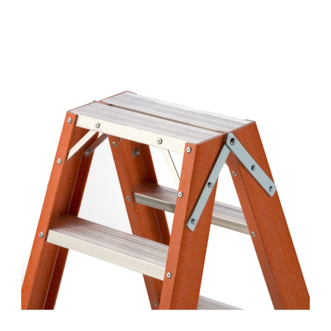 Escada Fibra de Vidro Tesoura 9 Degraus 2,48 Metros Duplo TAF-09 SINTESE-d36c2d1d-7d28-4434-a8ea-4fc31a1d9cfe