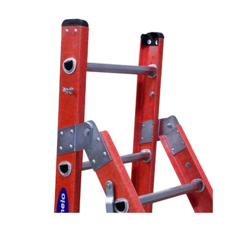 Escada Fibra de Vidro tipo Tesoura 12 Degraus 3,85 metros TSH-6-12 COGUMELO-e3434503-d70c-4f05-a8c9-cbdcd454c73e