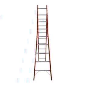 Escada Fibra de Vidro tipo Tesoura 16 Degraus 5,05 metros TSH-8-16 COGUMELO