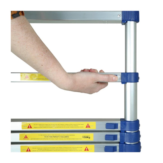 Escada Telescópica de Alumínio com 10 Degraus 3,20 Metros 005121 MOR-a6ff2535-4131-4679-be98-5c8eee12b135