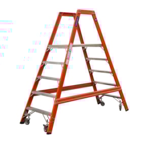 Escada Tipo Plataforma em Fibra de Vidro 5 Degraus 1,40 Metros EPT-140 COGUMELO