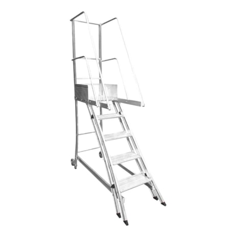Escada Trepadeira 4 Degraus com Corrimão TR 122 ALULEV -c970baa5-2dc5-4903-8c96-069e3df44db5