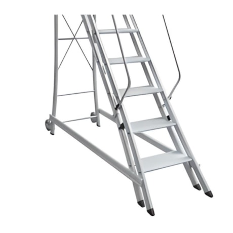Escada Trepadeira de Alumínio 6 Degraus com Corrimão TR 162 ALULEV-11b37094-8938-47ef-8501-2e261b0ffc4c