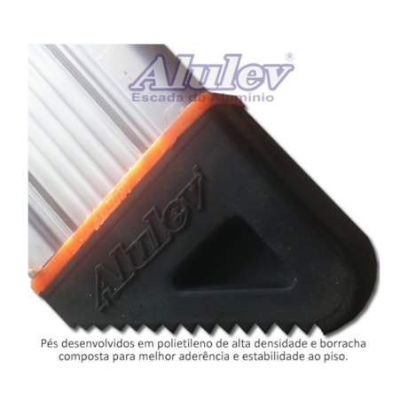 Escada Trepadeira em Alumínio com 7 Degraus Corrimão 2 Lados TR 202 ALULEV-af9480ab-6ea3-4746-a7f6-5843551f21ca
