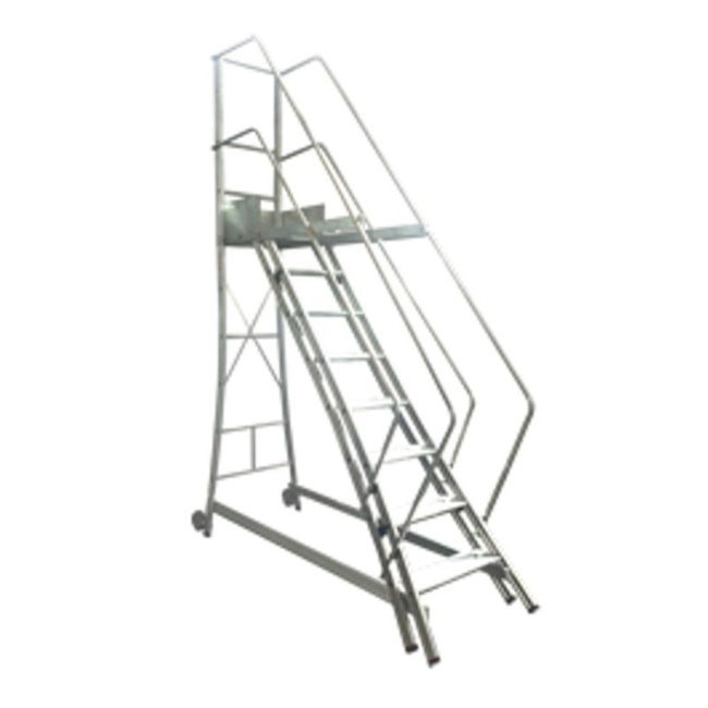 Escada Trepadeira em Alumínio com 7 Degraus Corrimão 2 Lados TR 202 ALULEV-08651516-c1eb-4549-959e-9ceaa9f52de3