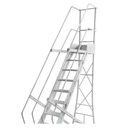 Escada Trepadeira em Alumínio de 14 Degraus com Corrimão TR 352 ALULEV-aaae8779-7529-411b-b458-e6d51e03f644