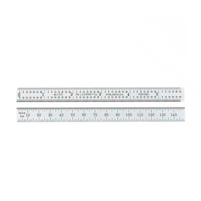 Escala de Aço 150mm/6
