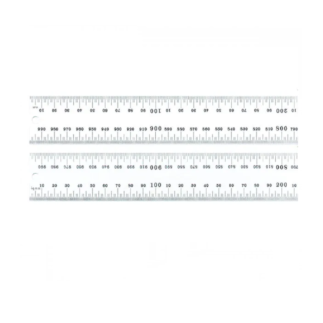 Escala de Aço com Graduação de 1000mm e 0.5mm de um Lado e 1mm e 0.5mm no Lado Oposto C635-1000 STARRETT-307a7612-6807-43e0-b8ae-dc6dd79673de