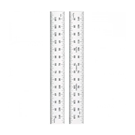 Escala de Aço com Graduação de 150mm e 0.5mm de um Lado e 1mm e 0.5mm no Lado Oposto C635-150 STARRETT-b77763c0-52c1-4b8e-9e44-d1e74fb0131a
