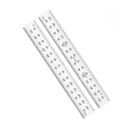 Escala de Aço com Graduação de 150mm e 0.5mm de um Lado e 1mm e 0.5mm no Lado Oposto C635-150 STARRETT-2448d913-baab-4194-88d1-86849f797580