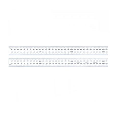 Escala de Aço com Graduação de 500mm e 0.5mm de um Lado e 1mm e 0.5mm no Lado Oposto C635-500 STARRETT-c0a3d360-390e-4a2e-81a1-71f0e3cd6146