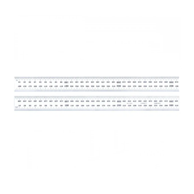 Escala de Aço com Graduação de 500mm e 0.5mm de um Lado e 1mm e 0.5mm no Lado Oposto C635-500 STARRETT-77b85b4f-7488-4480-a5fb-3c2b2461e3eb