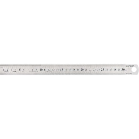 Escala de Aço Inox Rígida 300mm 3561209000 VONDER-95e06af6-a17f-493f-80b4-be66b989381a
