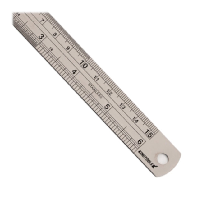 Escala de Aço Inoxidável 150mm/6