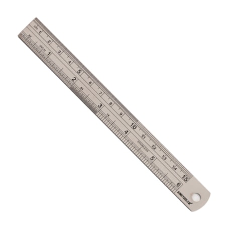 Escala de Aço Inoxidável 150mm/6